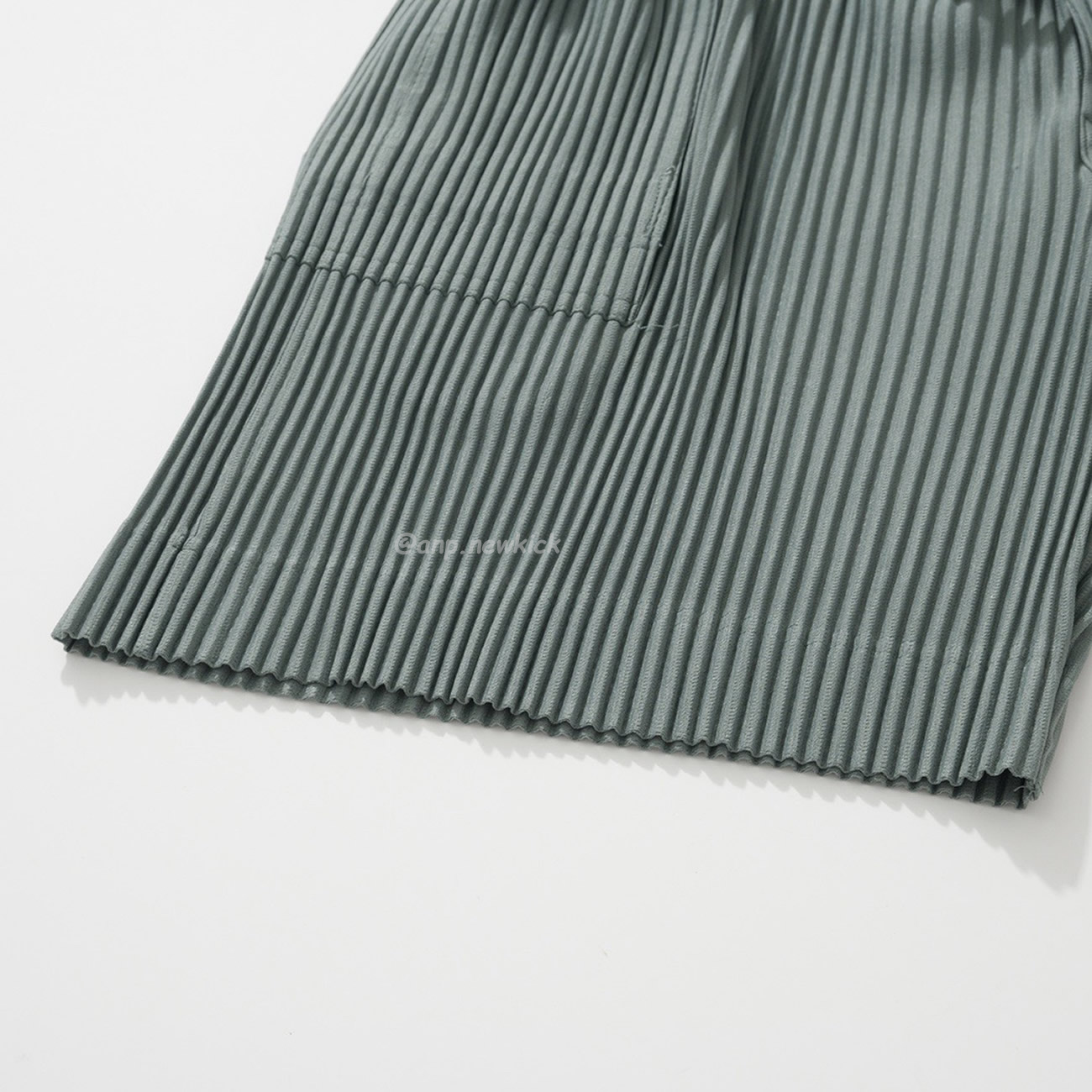 Homme Plissé Issey Miyake Flip Shorts Black Green (13) - www.newkick.vip